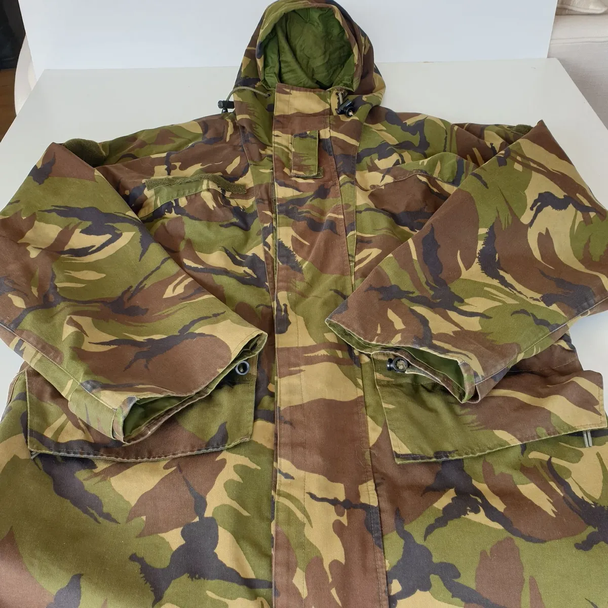 Dutch military wet weather parka jacket hooded - Image 3