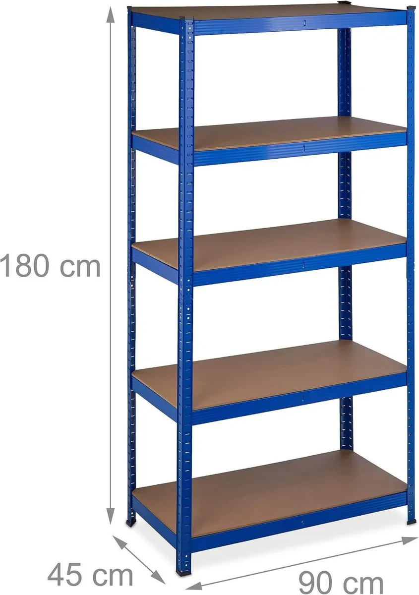 Heavy Duty Shelving Unit 180x90x45CM Max - Image 4