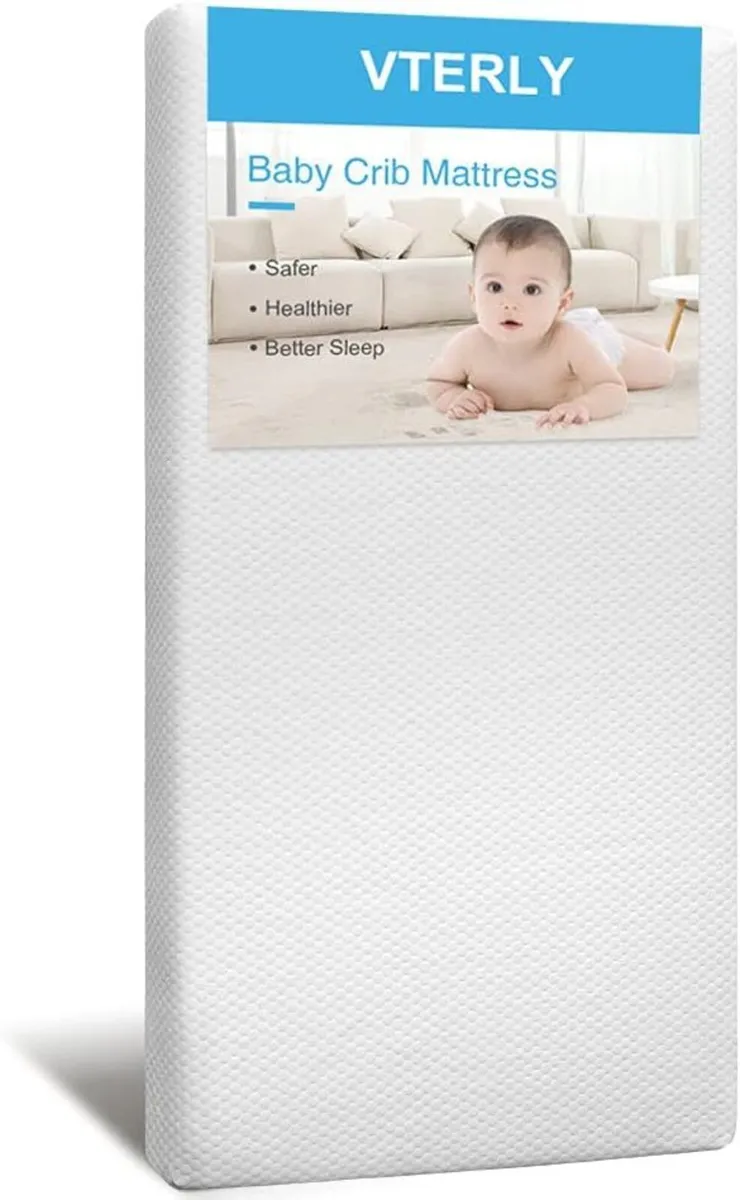 Cot Mattresses Crib Mattress with Extra Thick 10 - Image 1