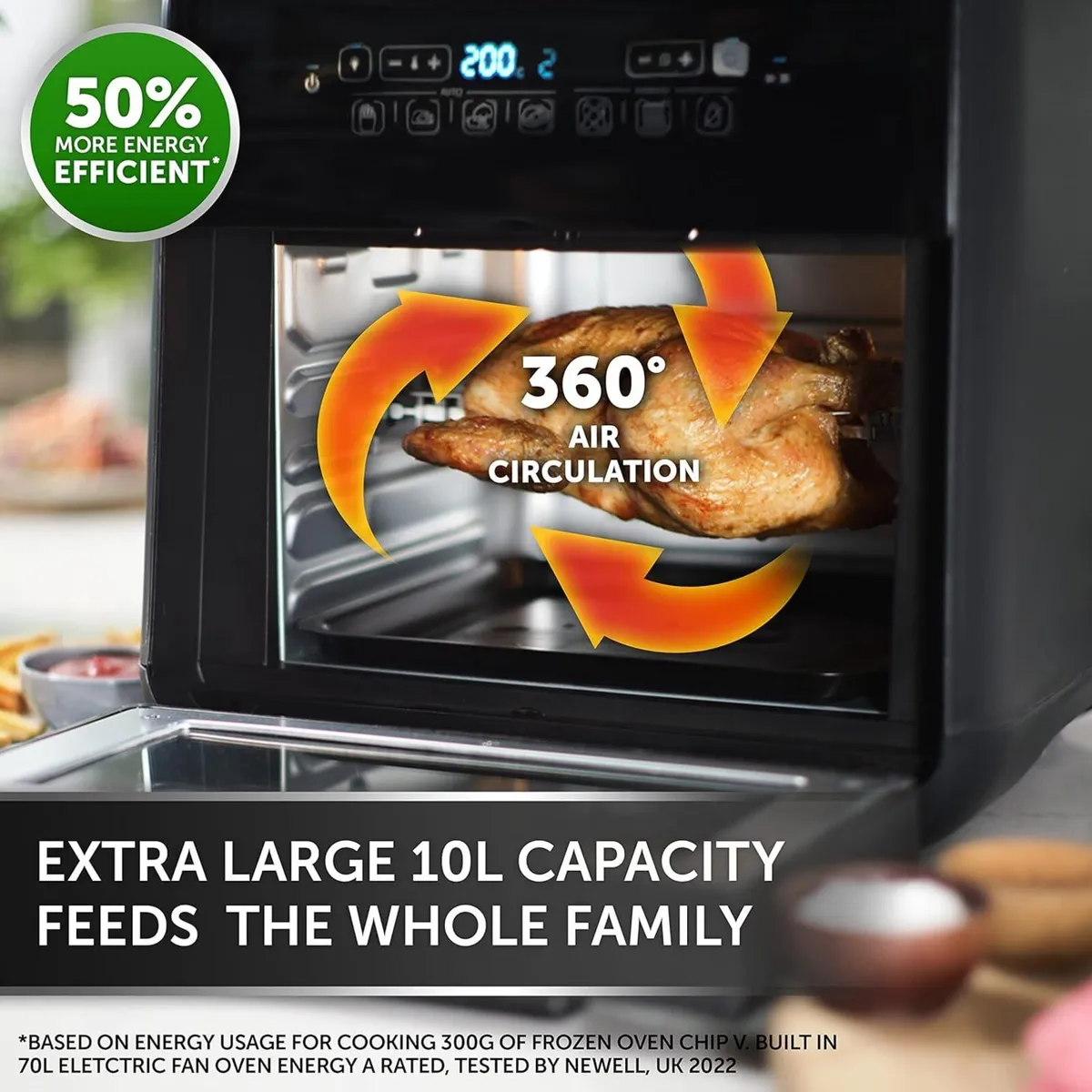 Halo Rotisserie Air Fryer Digital Extra Large Oven - Image 2