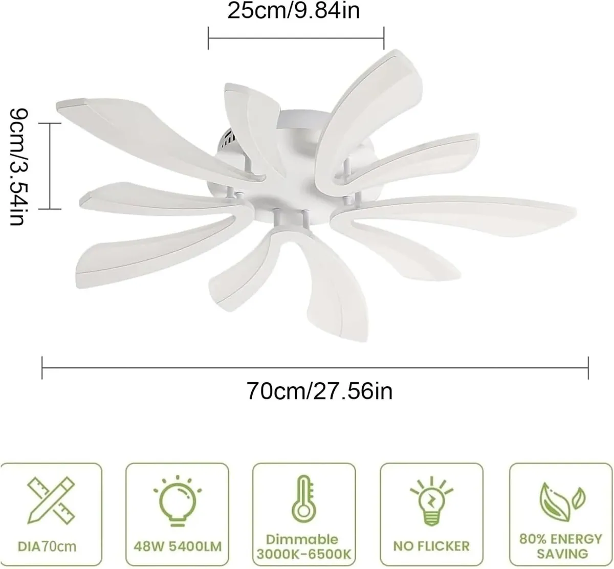 Ceiling Light Dimmable LED Lighting 48W 5400lm - Image 4