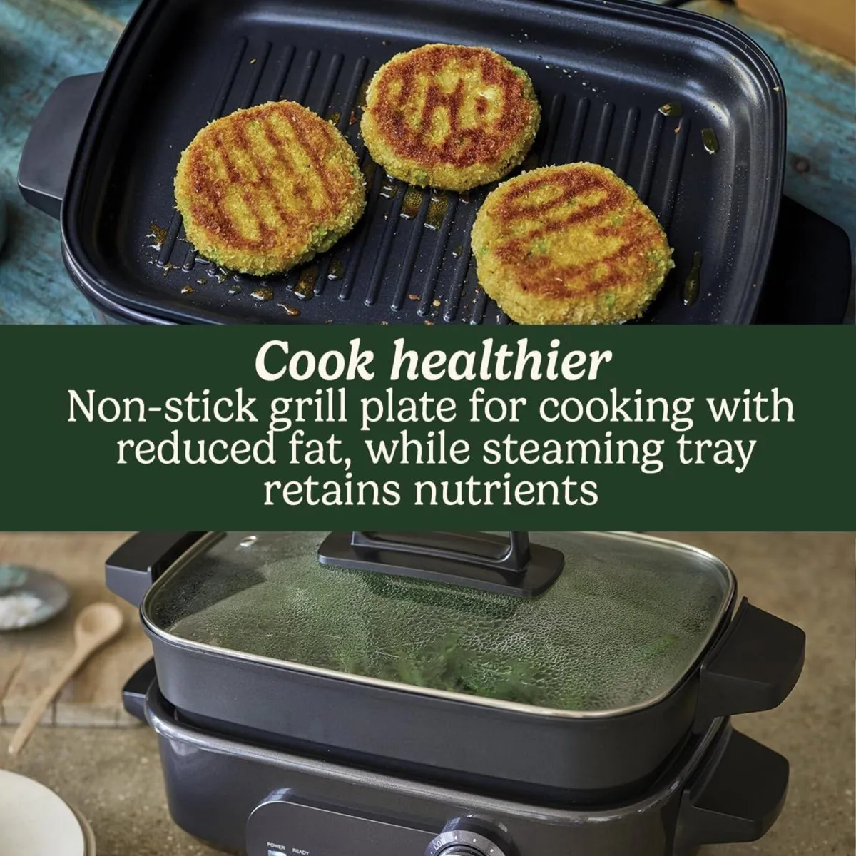 Cook in 5 in 1 Multi Cooker Grill - Image 4