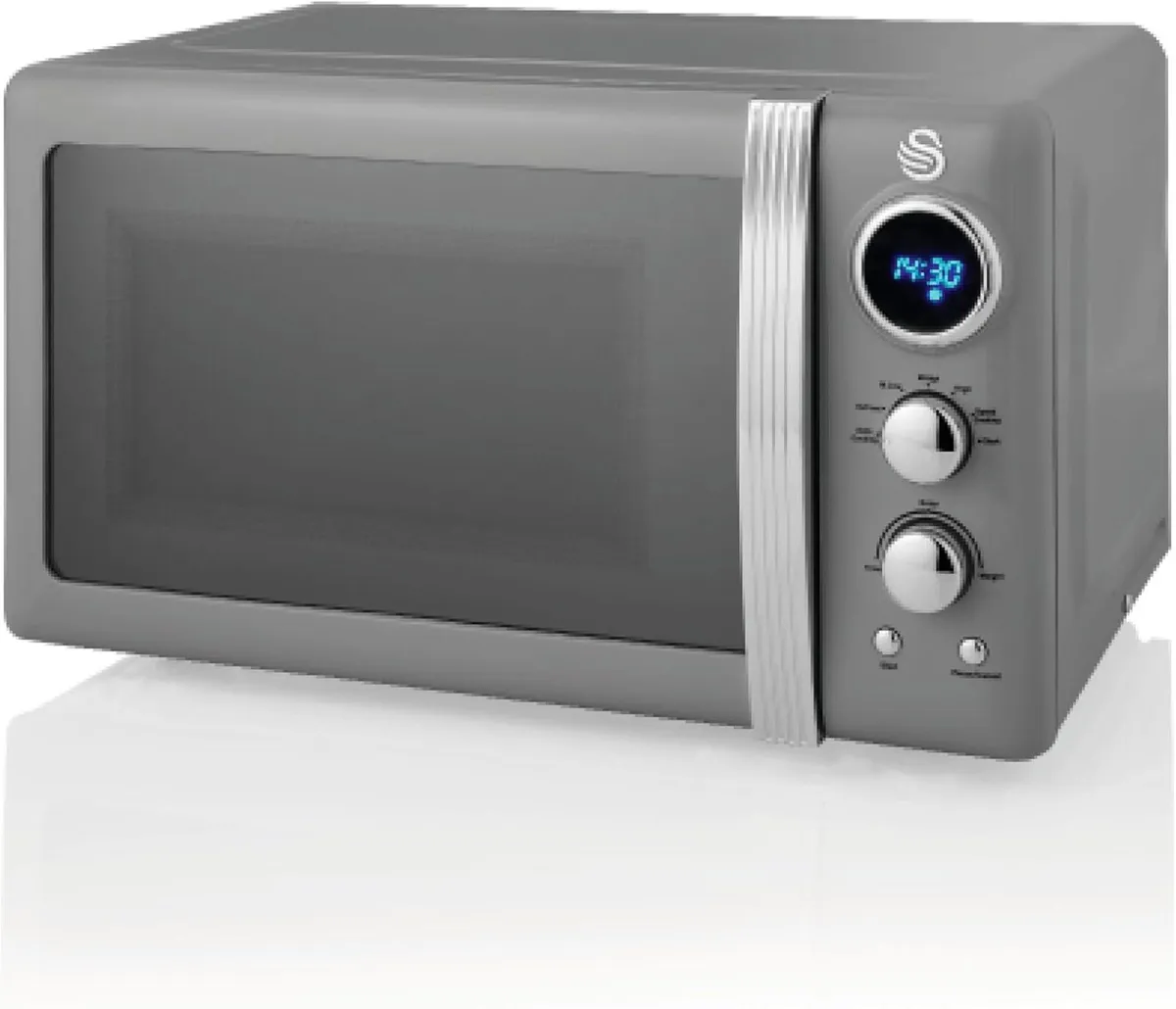 Retro LED Digital Microwave 20L 800W 6 Power - Image 1