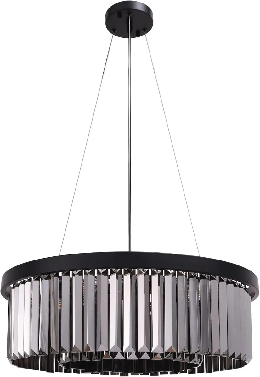 Crystal Chandelier for Foyer Dining Room 6 Lights - Image 3