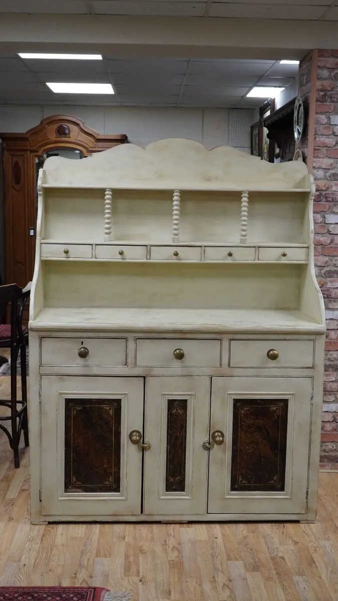 19th Century Scottish Oak Kitchen Dresser - Image 2