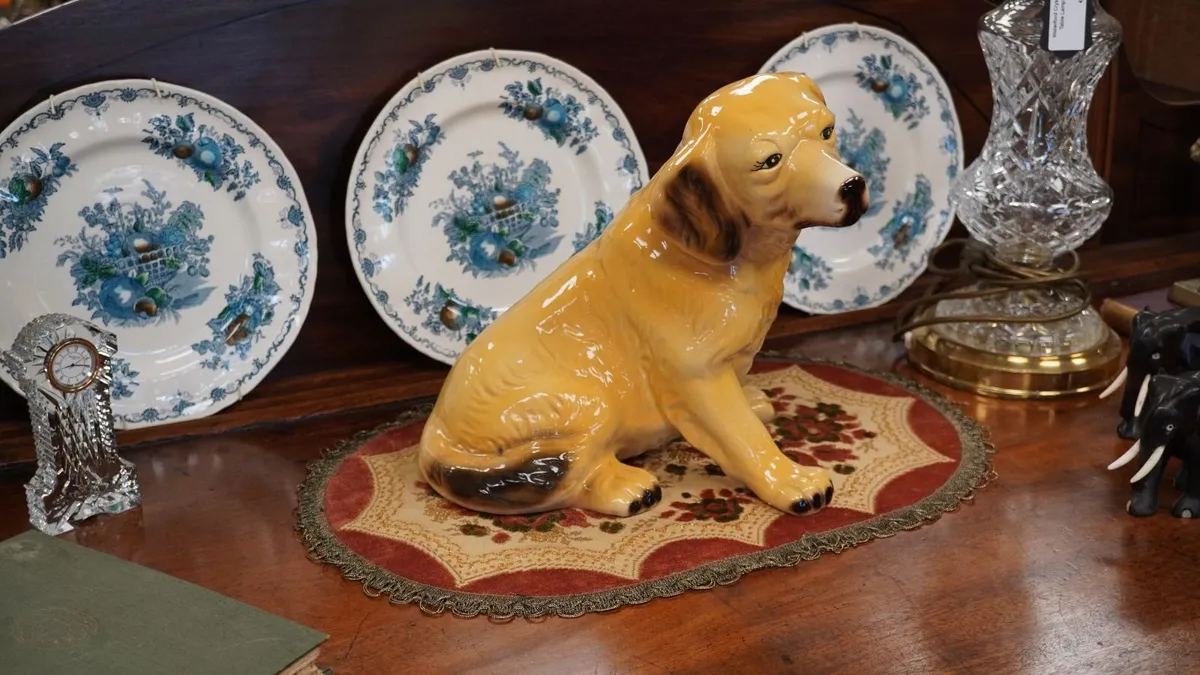 Vintage Ceramic Labrador Figurine - Image 2