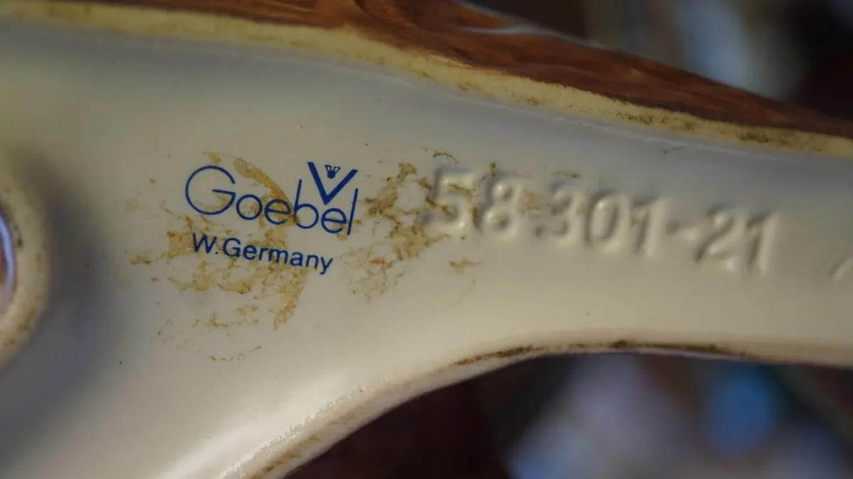 Vintage Goebel Woodpecker Table Lamp - Image 3
