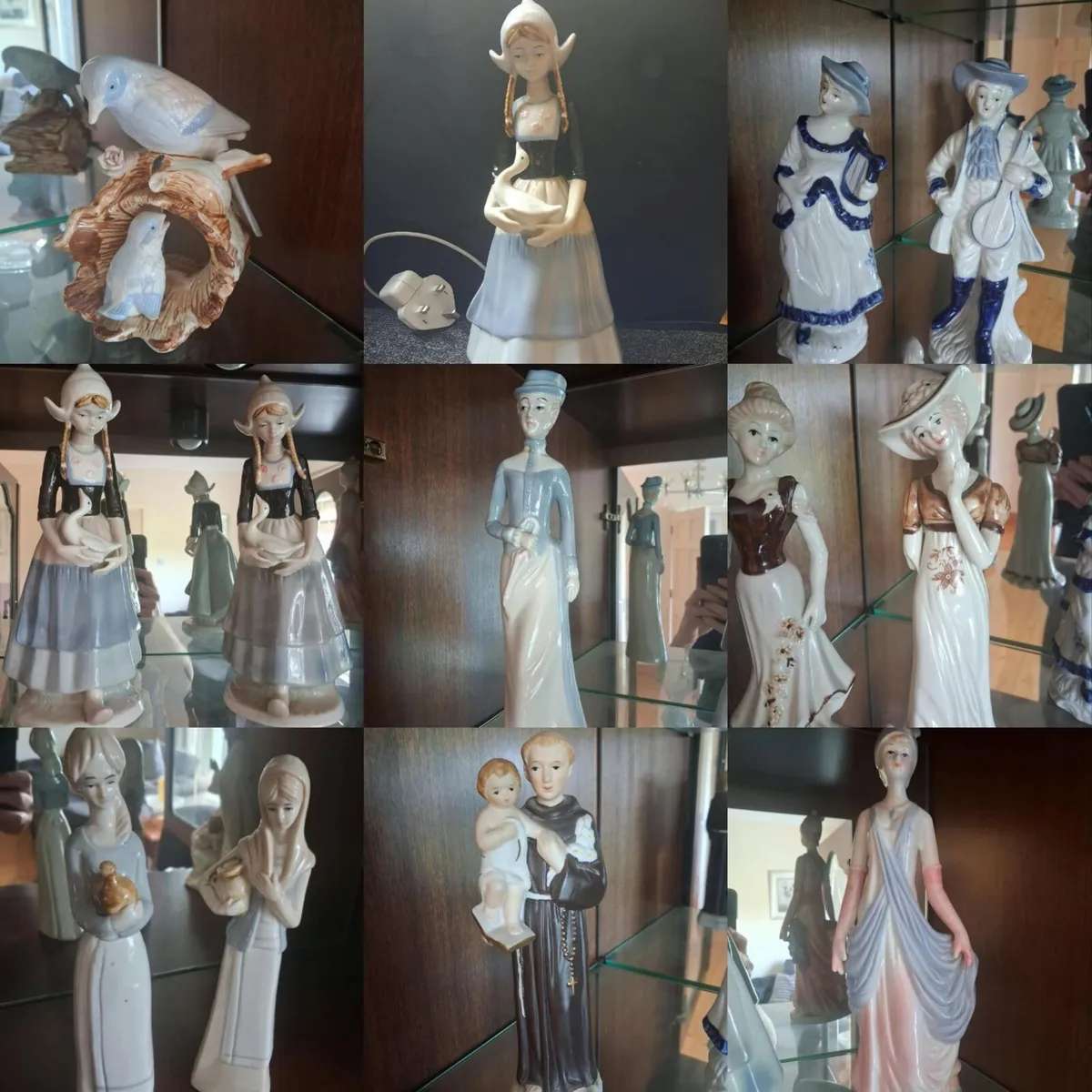 Vintage Spanish Porcelain Figurine Collection (Lla - Image 1