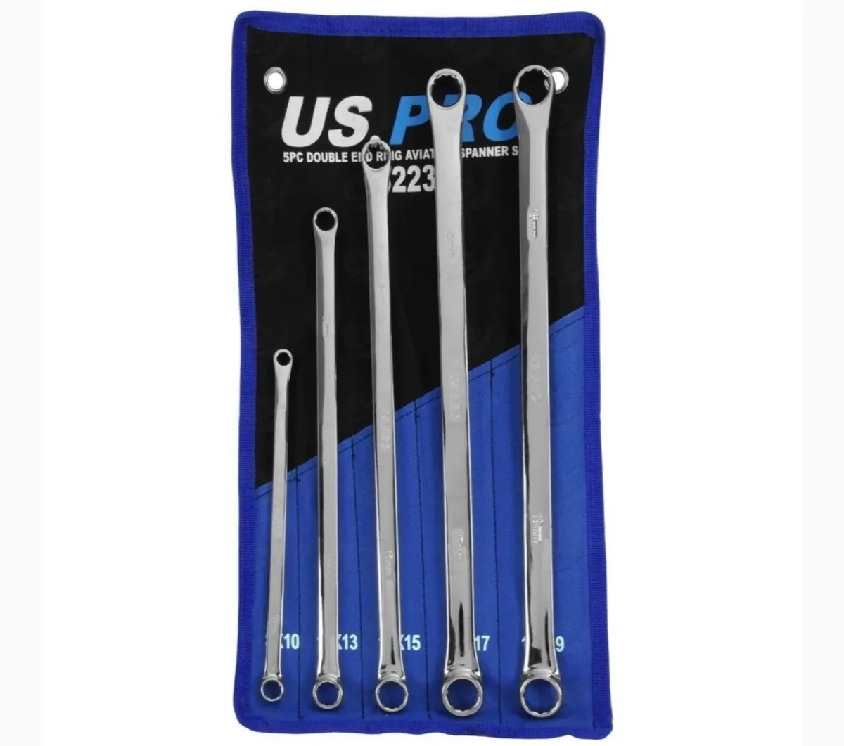 Brand New 5Pc Double End Ring Avatation Spanners - Image 2