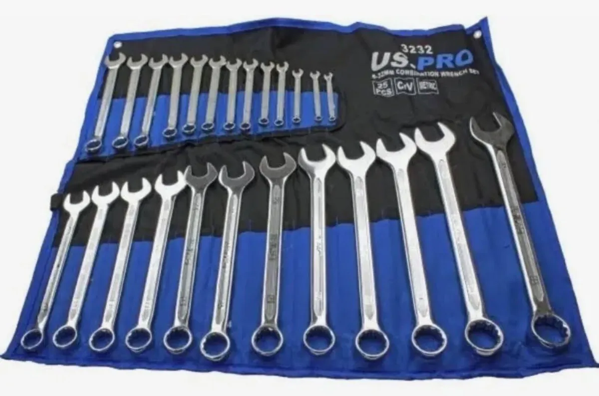 Brand New 25Pcs Metric Combination Spanner Set - Image 2