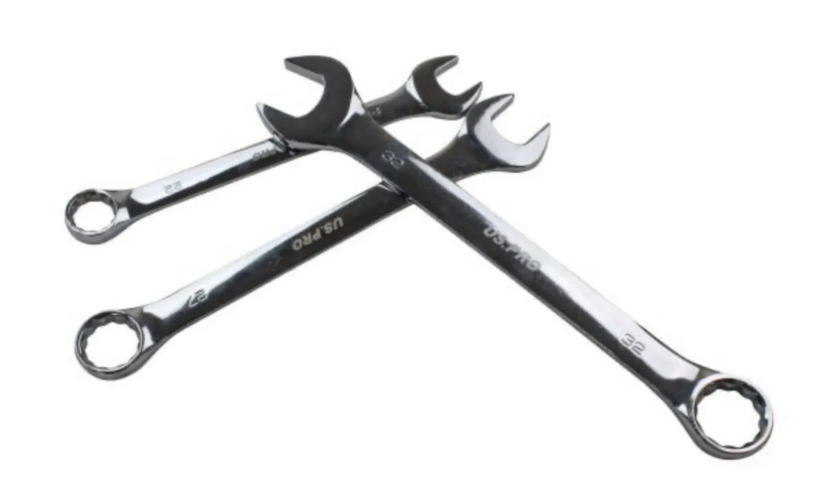 Brand New 8Pc Jumbo Metric Combination Spanner Set - Image 3
