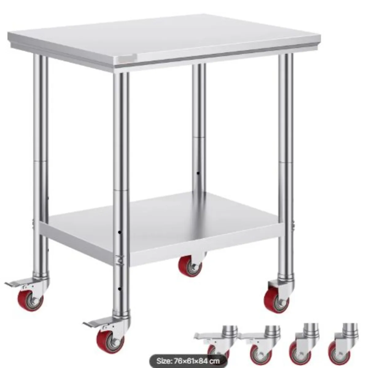 Stainless Steel Work Table 30 x24x33 Inch,700LBS - Image 1