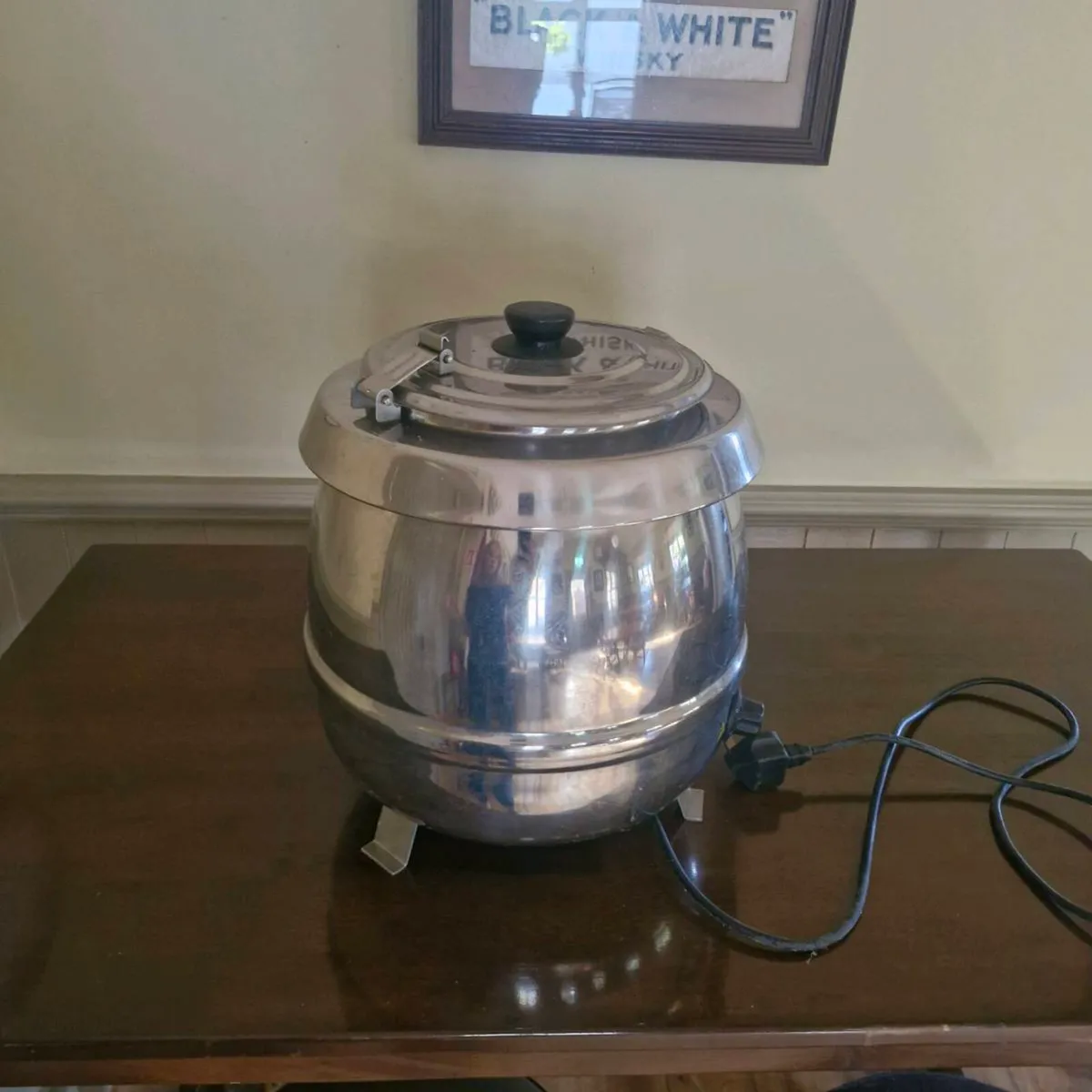 Commercial stainless steel soup kettle - Image 1