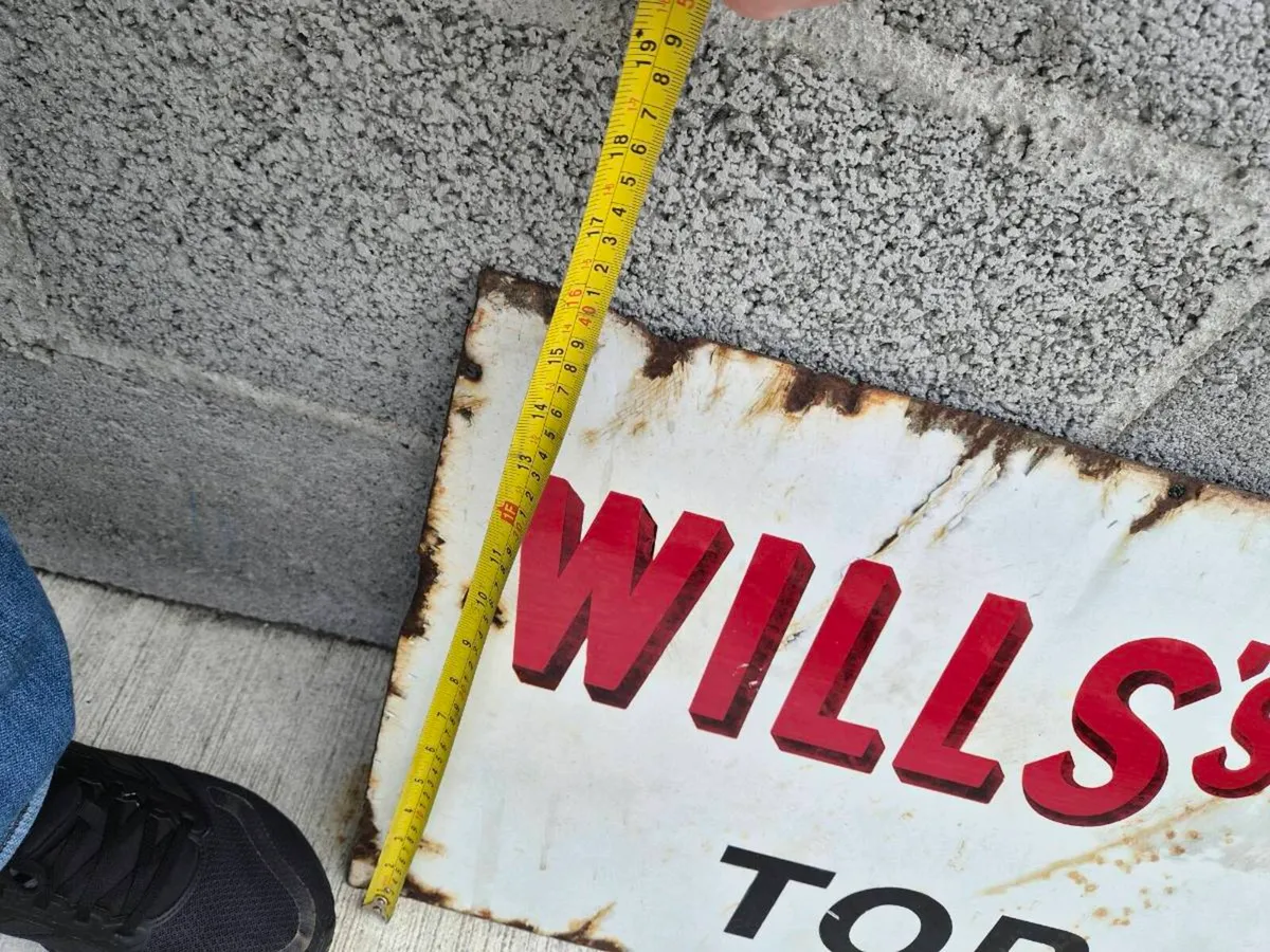 Original old enamel sign - Image 2