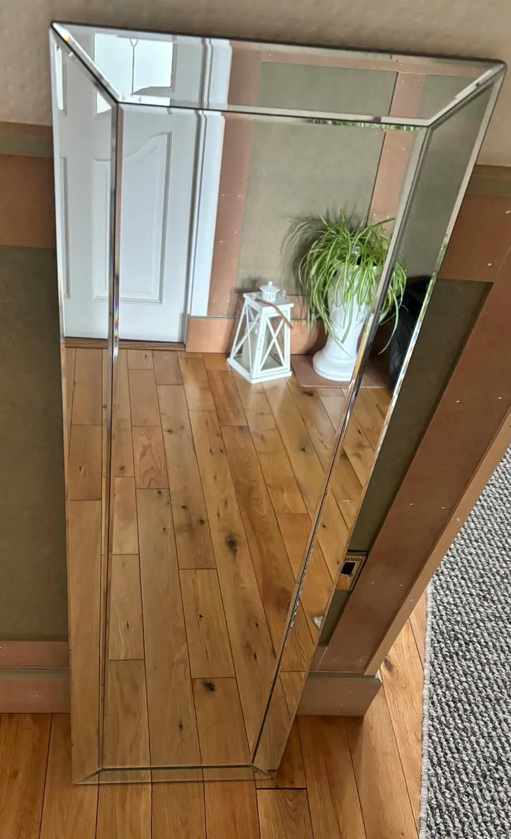 Large Silver Mirror - Image 2