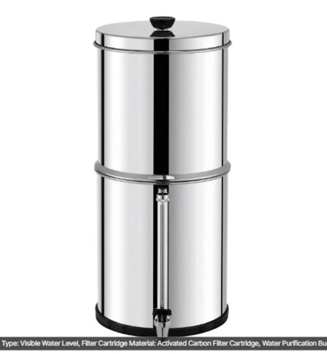 Gravity-fed Water Filter System,2.25G 304 Stainle - Image 2