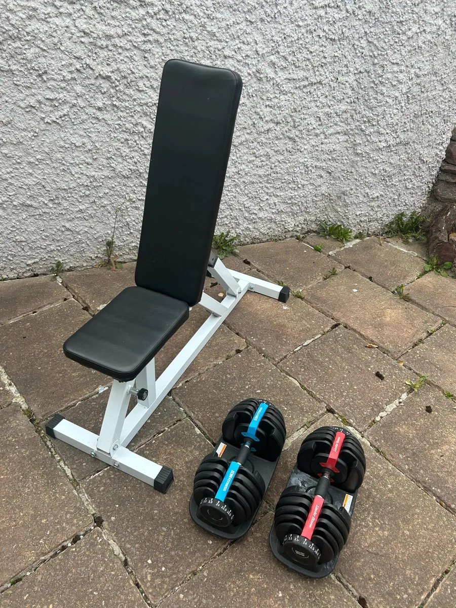 Adjustable Dumbells & Bench - Cork City - Image 1