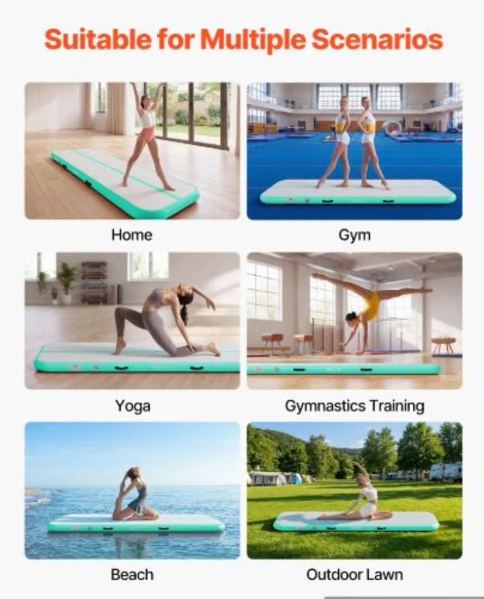 Inflatable Gymnastics Air Mat 3m Training Mats - Image 4
