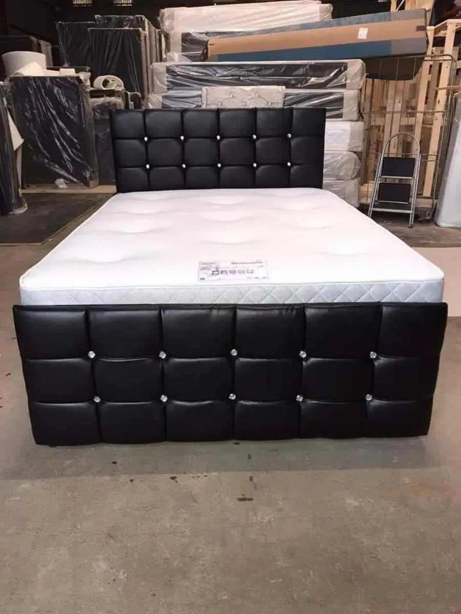 Florida Double & King Size Bed Frame With Drawers - Image 4