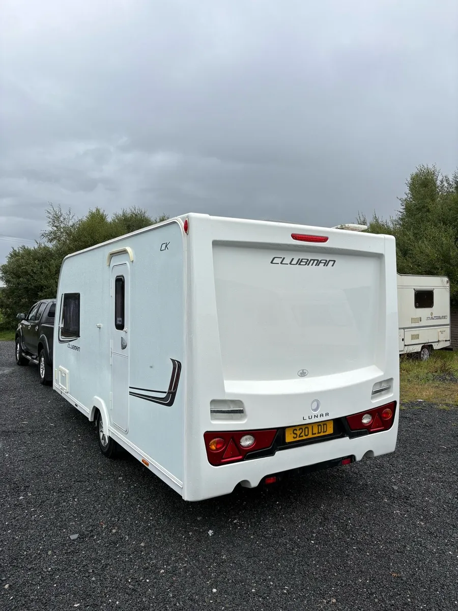 2015 Lunar Clubman 2 Berth Rear Washroom Caravan - Image 4