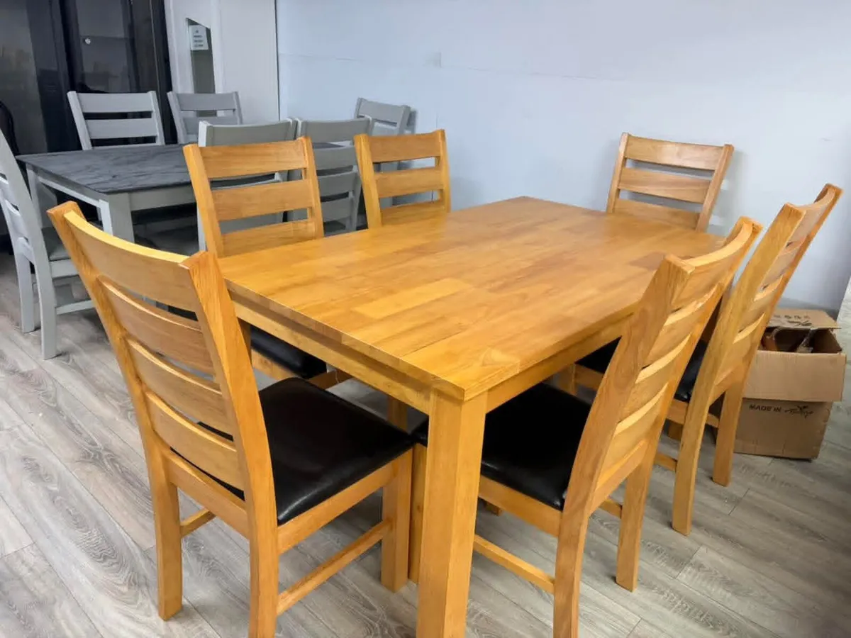 Kitchen Dining Table With Chairs - Image 2