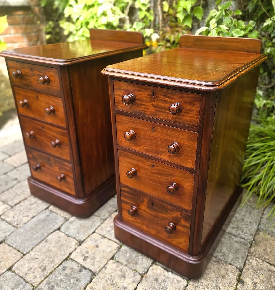 Pair of Victorian Lockers- Circa 1860 - Image 1
