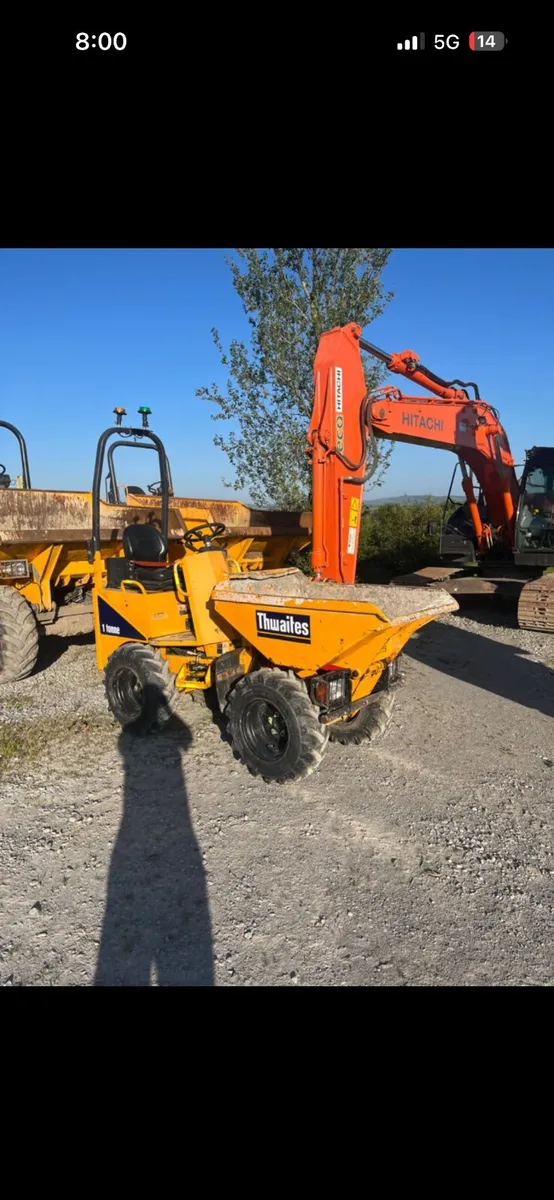 Thwaites 1 ton hi tip.            2018 - Image 4