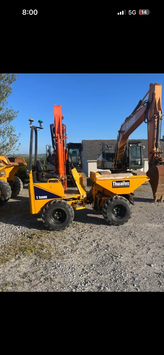 Thwaites 1 ton hi tip.            2018 - Image 1