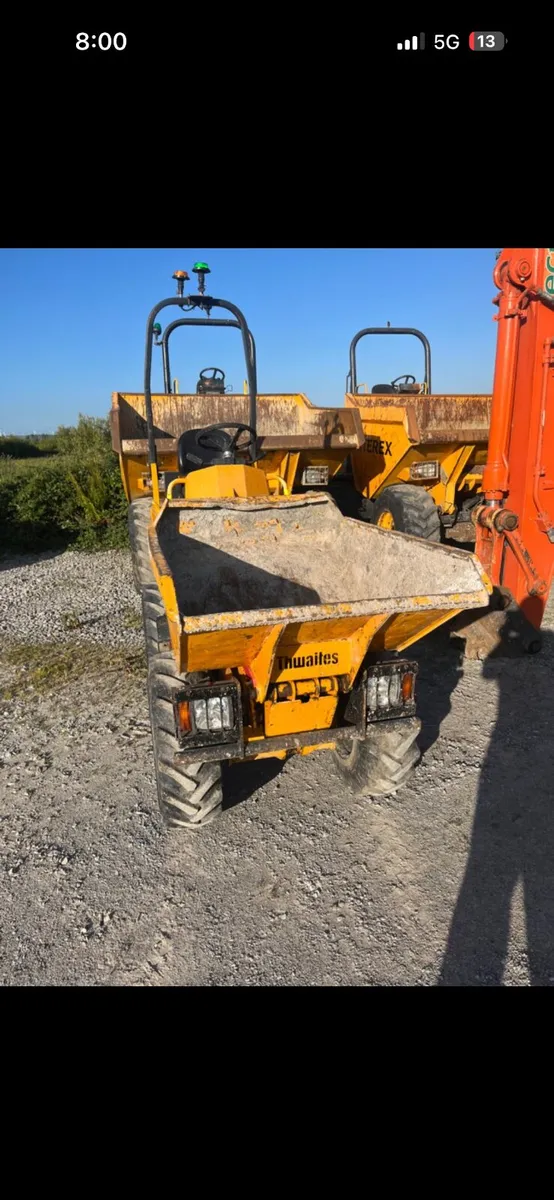 Thwaites 1 ton hi tip.            2018 - Image 2