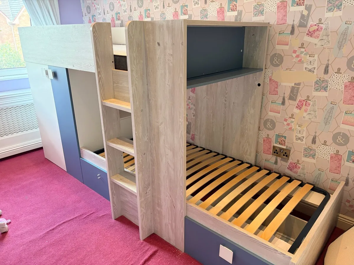 High End Bunk Beds with Wardrobe - Image 1
