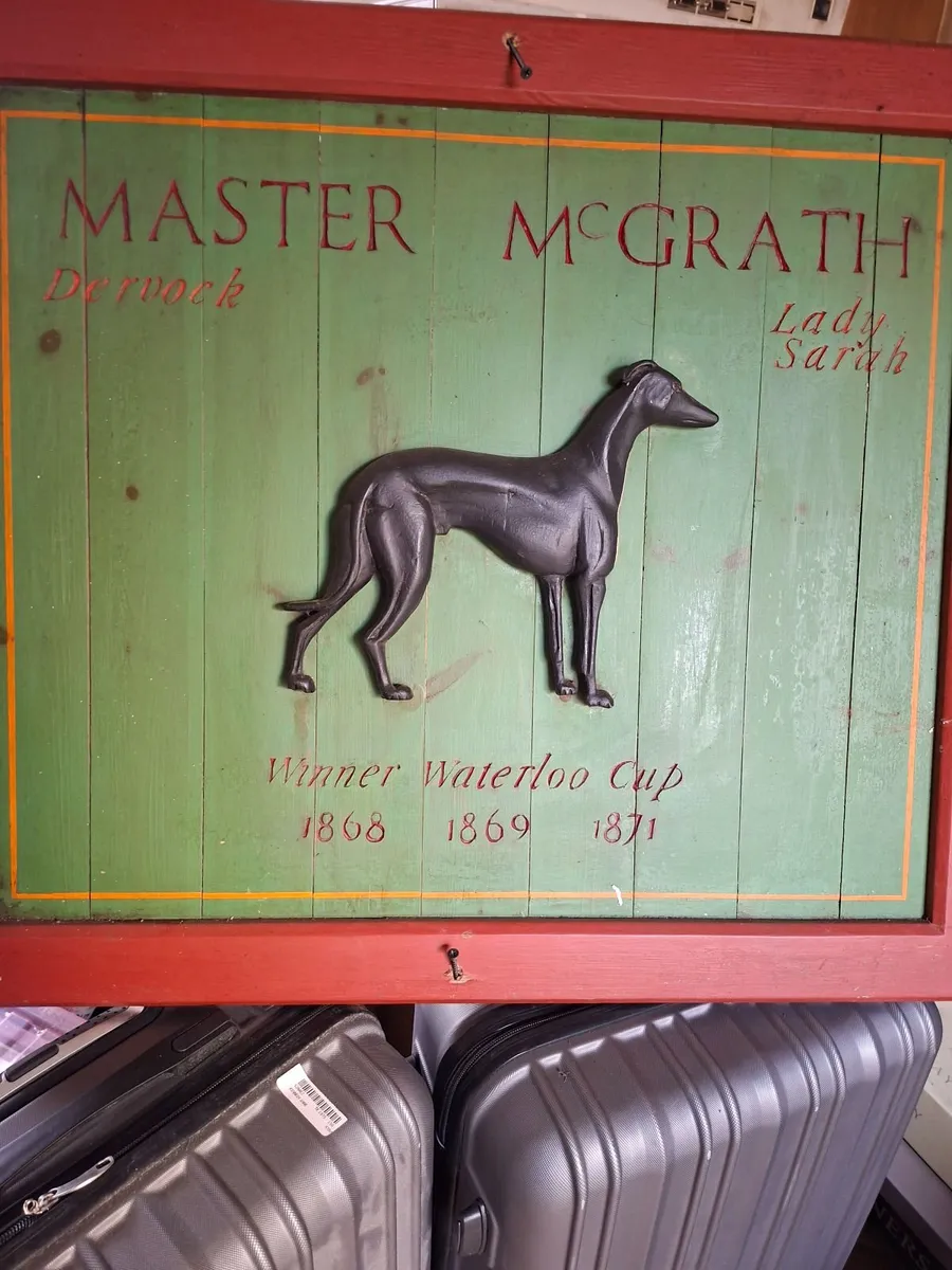 Master Mc Grath Carved Raised Memorabilia Figure