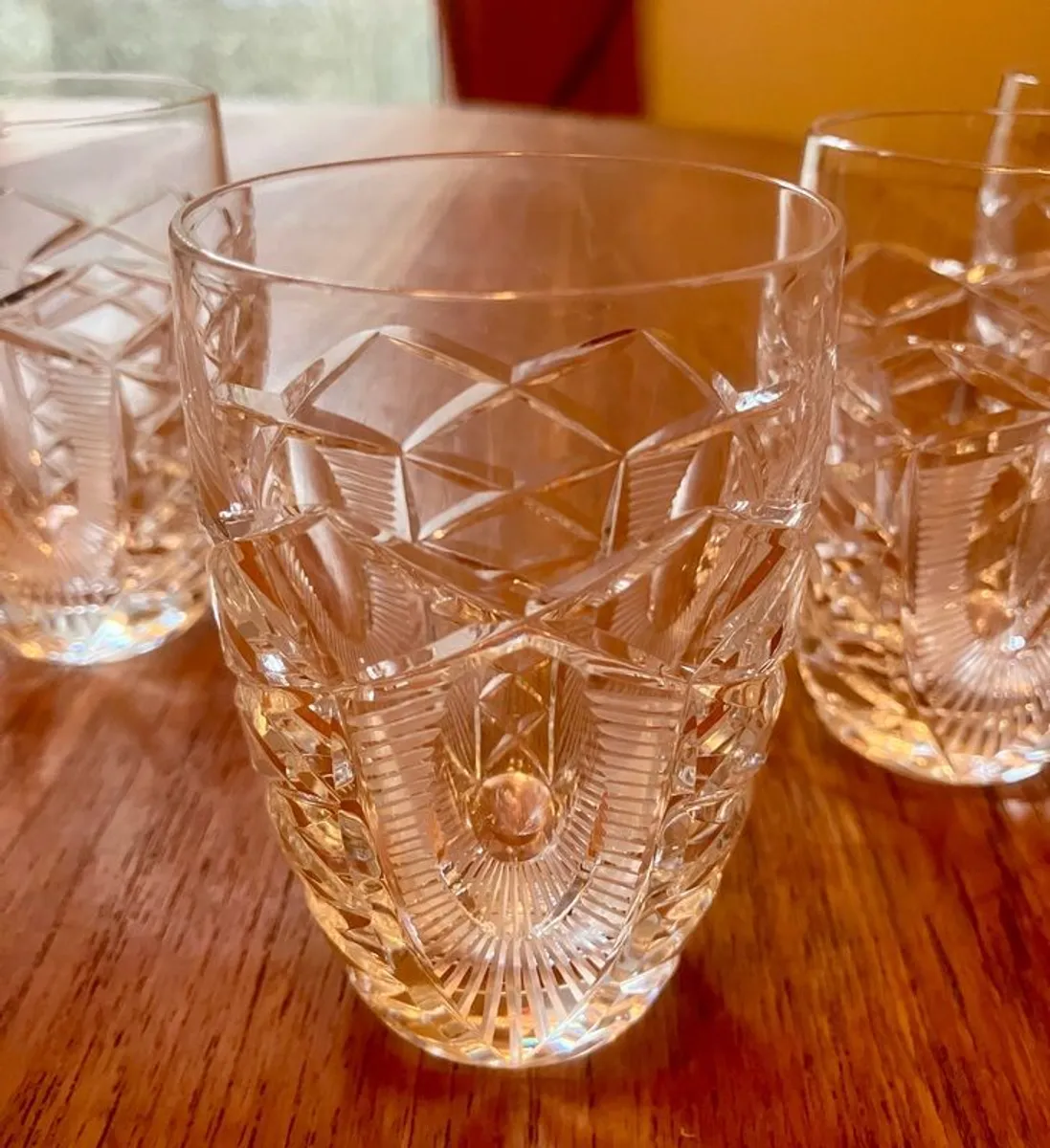 Four Rare Waterford Crystal WAT31 Pattern Glasses - Image 1