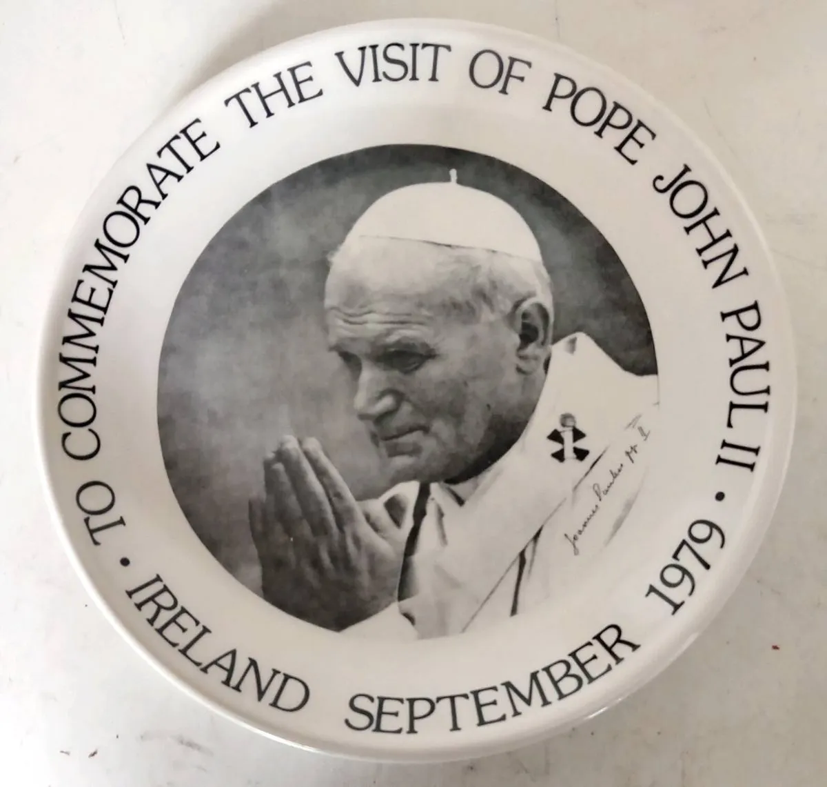 Three Pope John Paul Commemorative Plates - Image 3