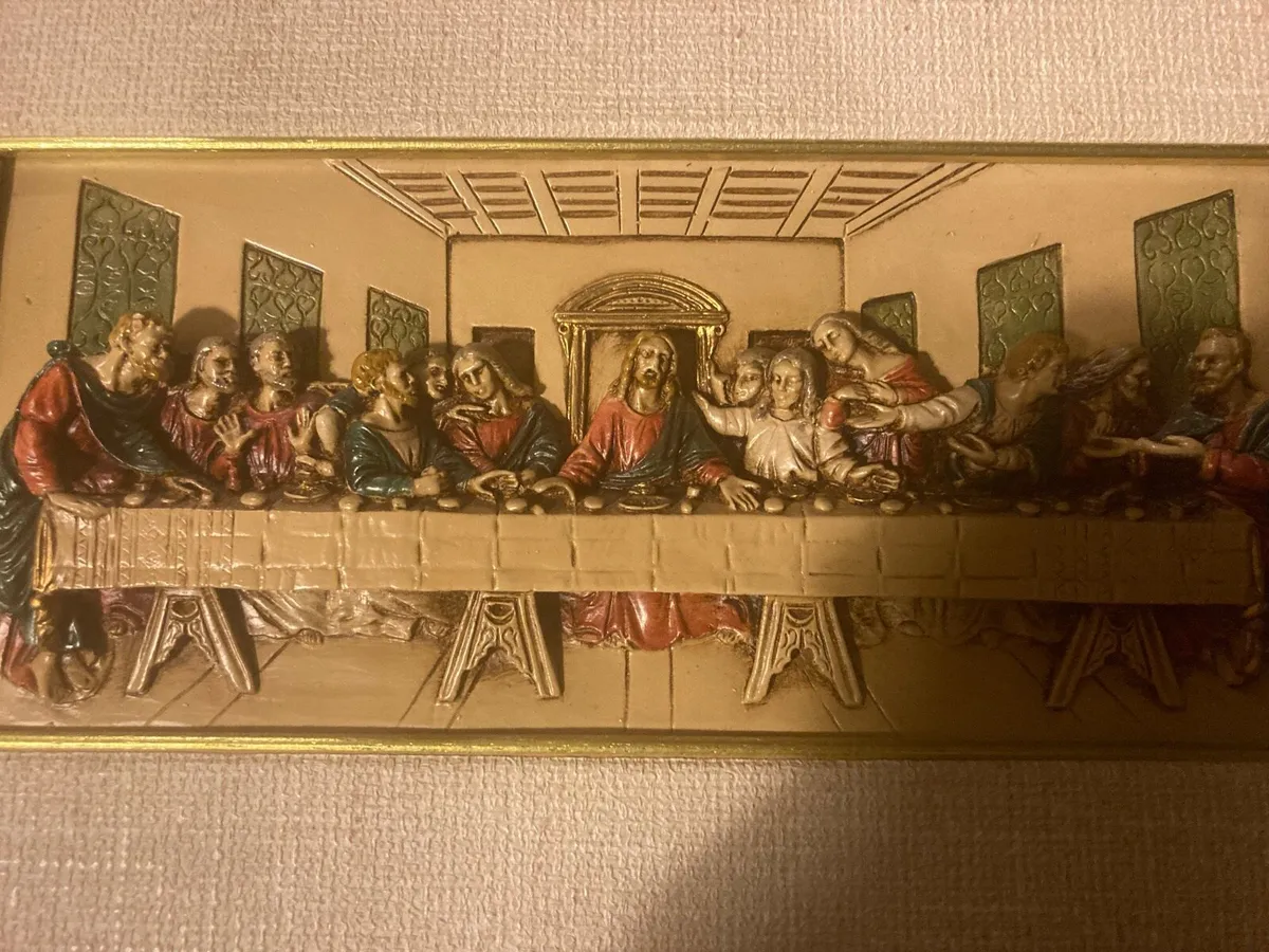 Last supper wall plaque free postage - Image 2