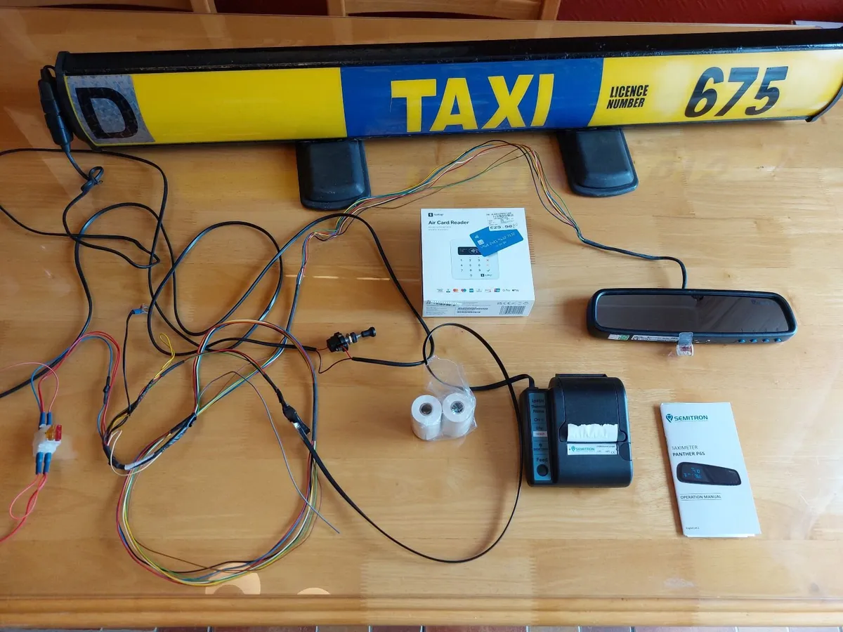 Taxi Meter, Printer, Roof Sign - Image 1