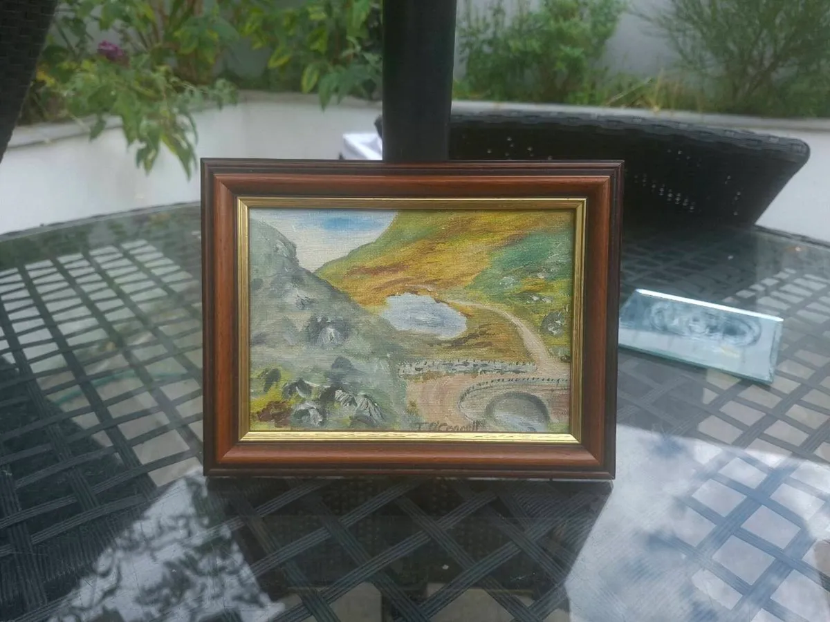 Charming signed Oil Painting Gap of Dunloe Kerry - Image 3