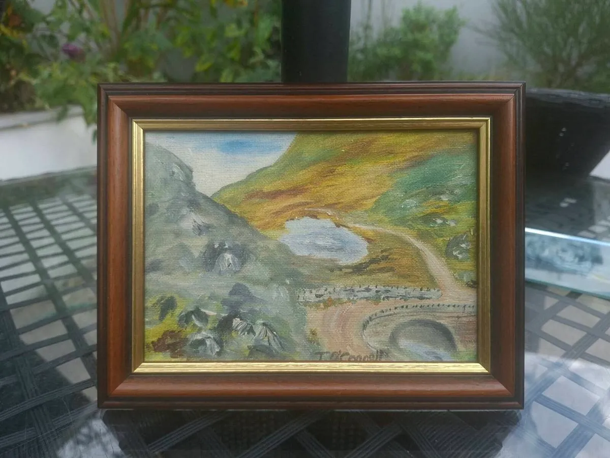 Charming signed Oil Painting Gap of Dunloe Kerry - Image 4