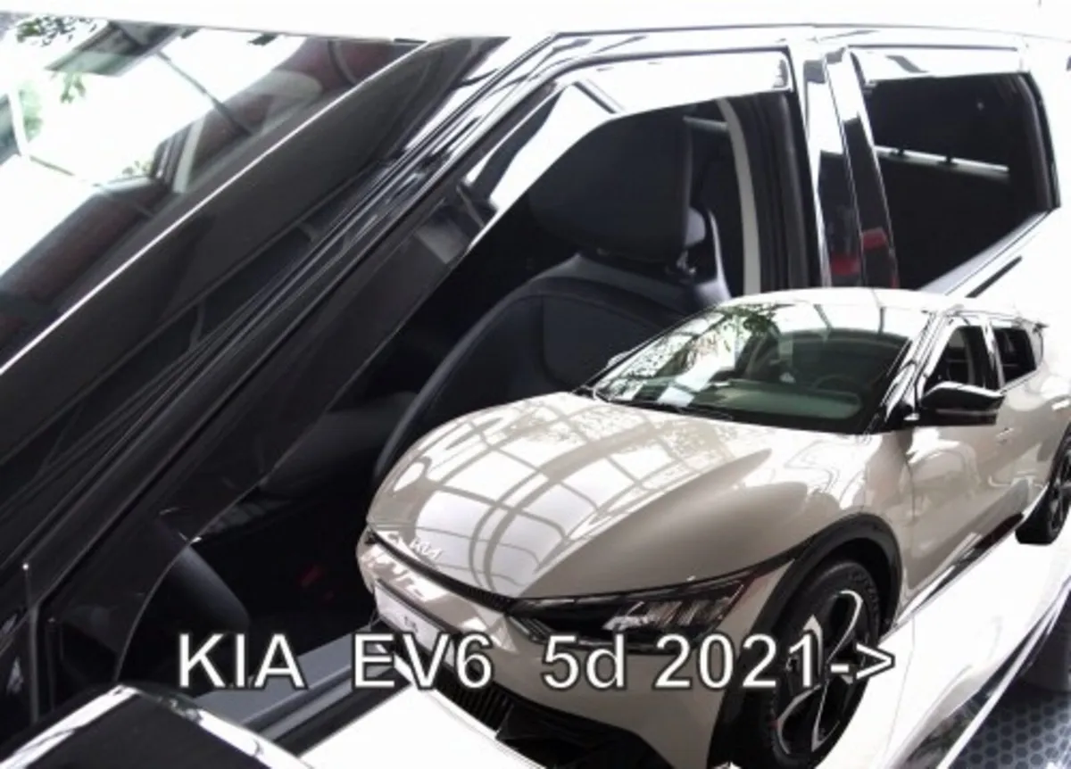 Kia EV6 5 Door 2022- Wind Deflectors - Image 1