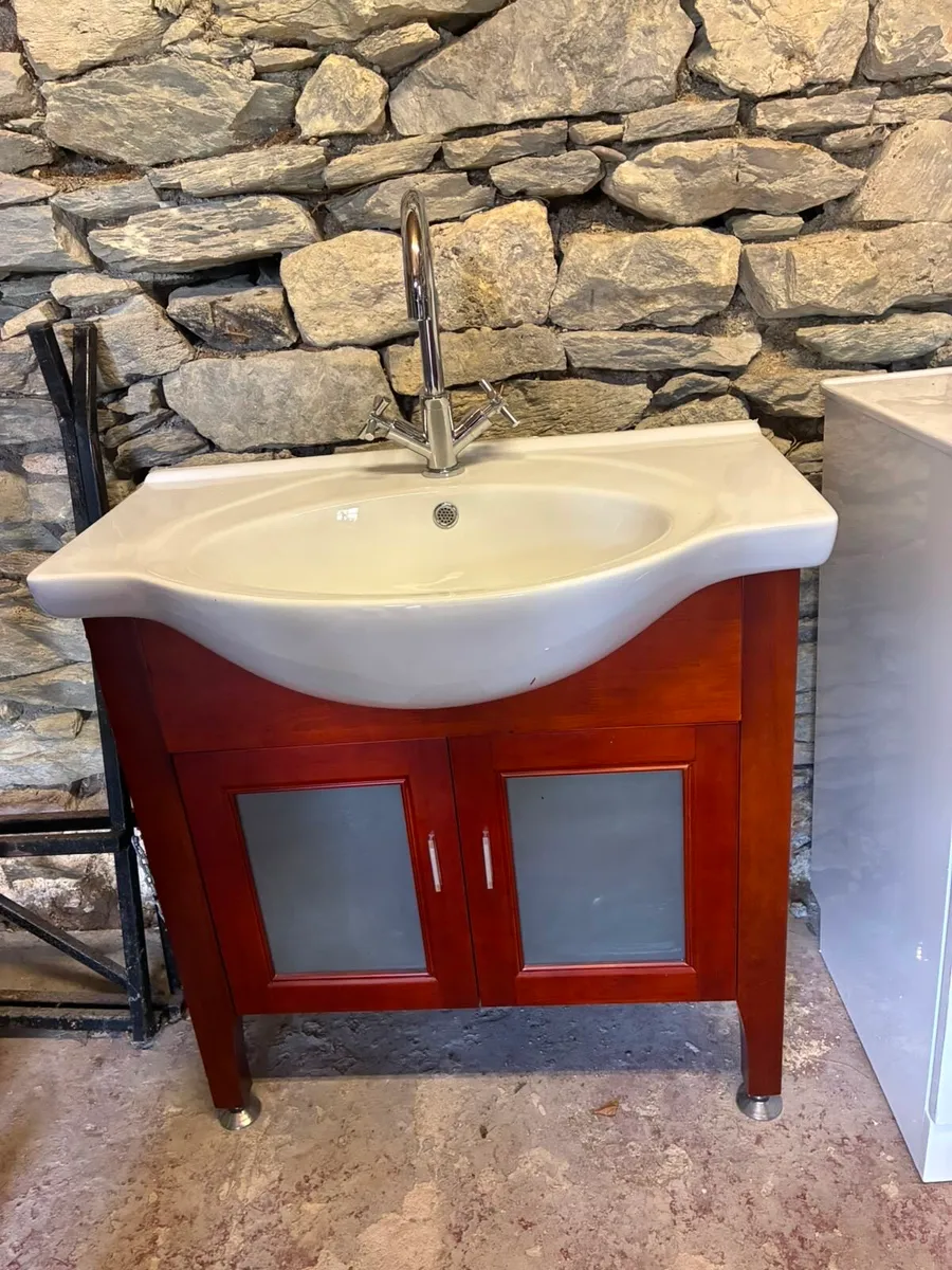 Mahogany sink unit - Image 1