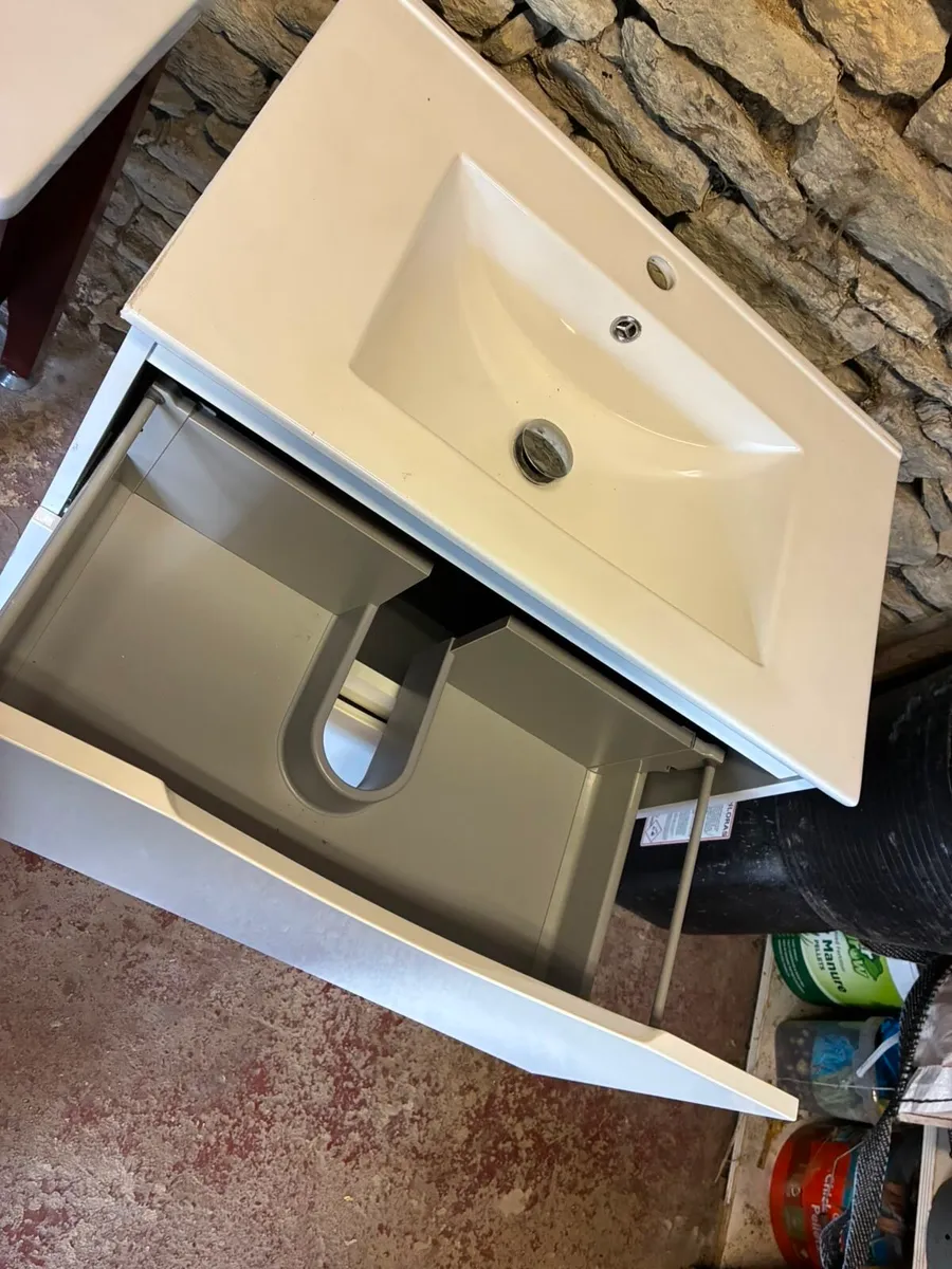 Sink unit with 2 drawers - Image 4