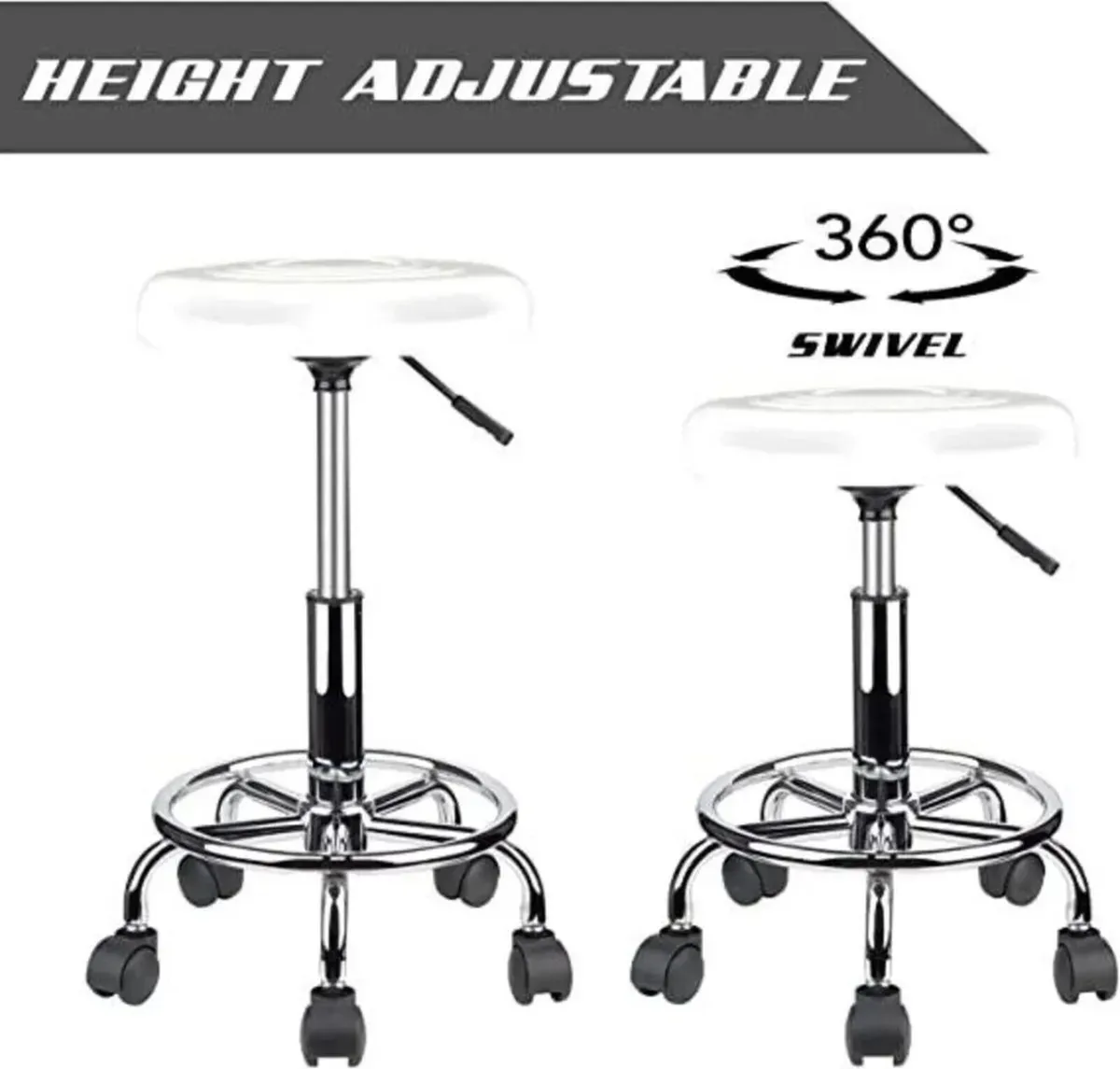 Ergonomic Swivel Stool Office Chair - Image 3