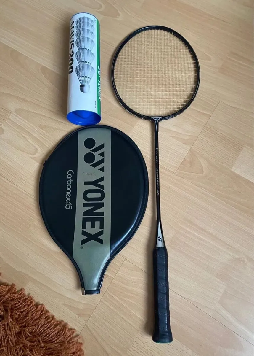 YONEX All Carbon Graphite Badminton Racket & Shutt - Image 1