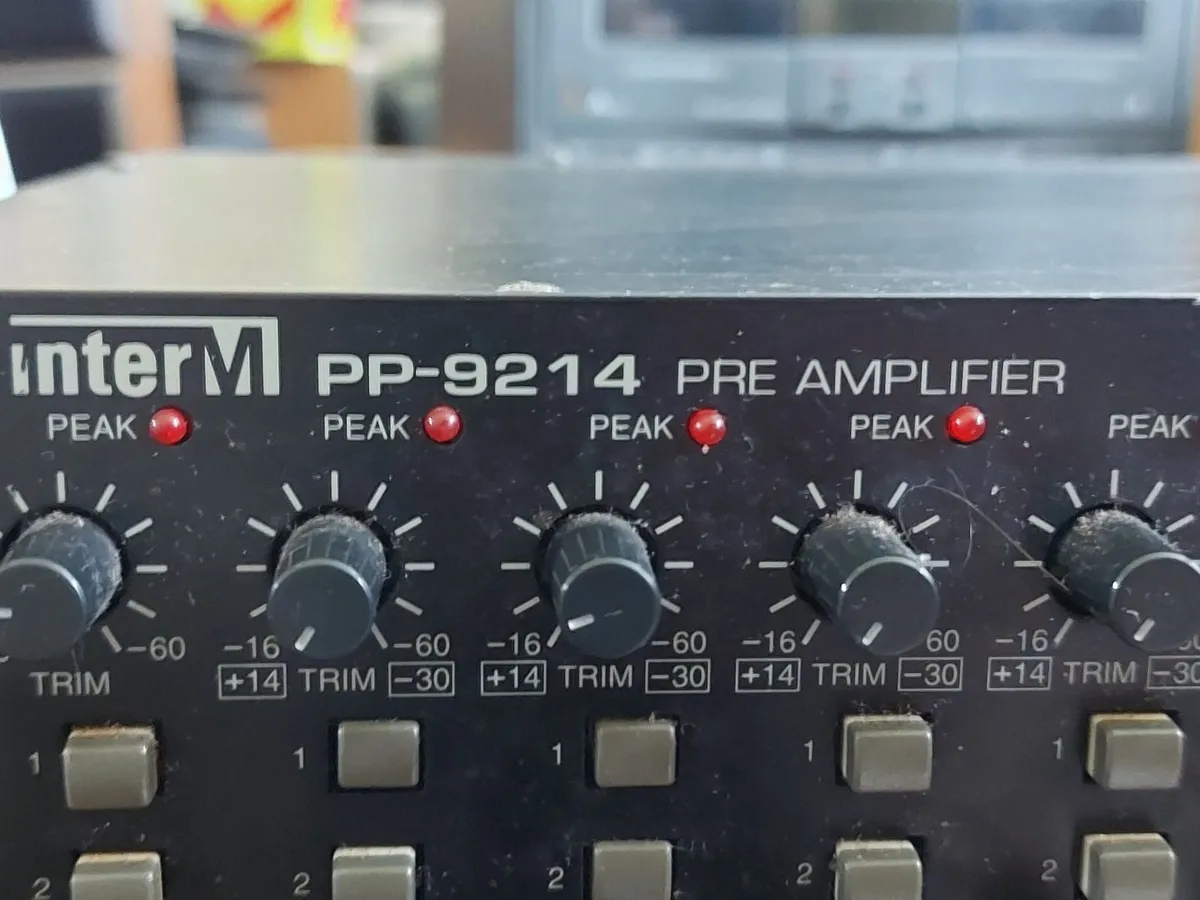 inter M pre amplifier, Model No. PP-9214 - Image 3