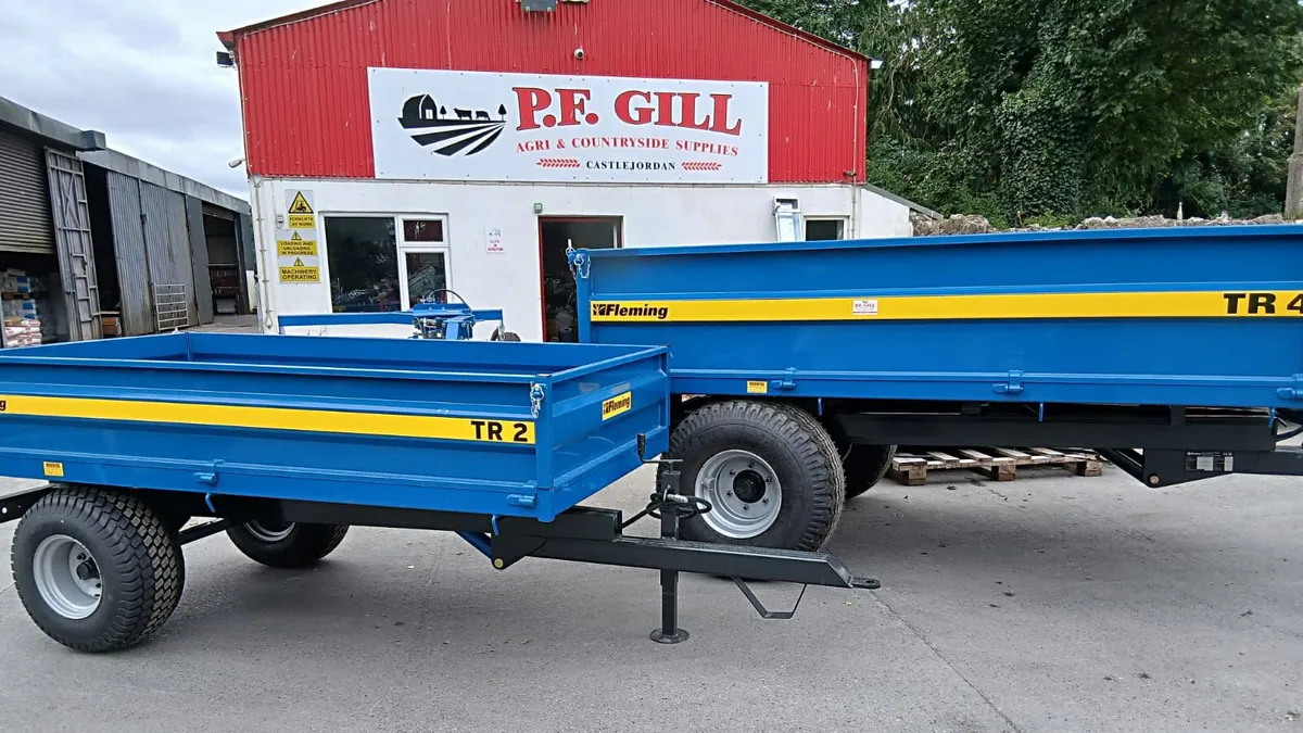 NEW FLEMING TIPPING TRAILERS - Image 1