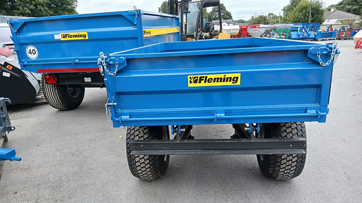 NEW FLEMING TIPPING TRAILERS - Image 3