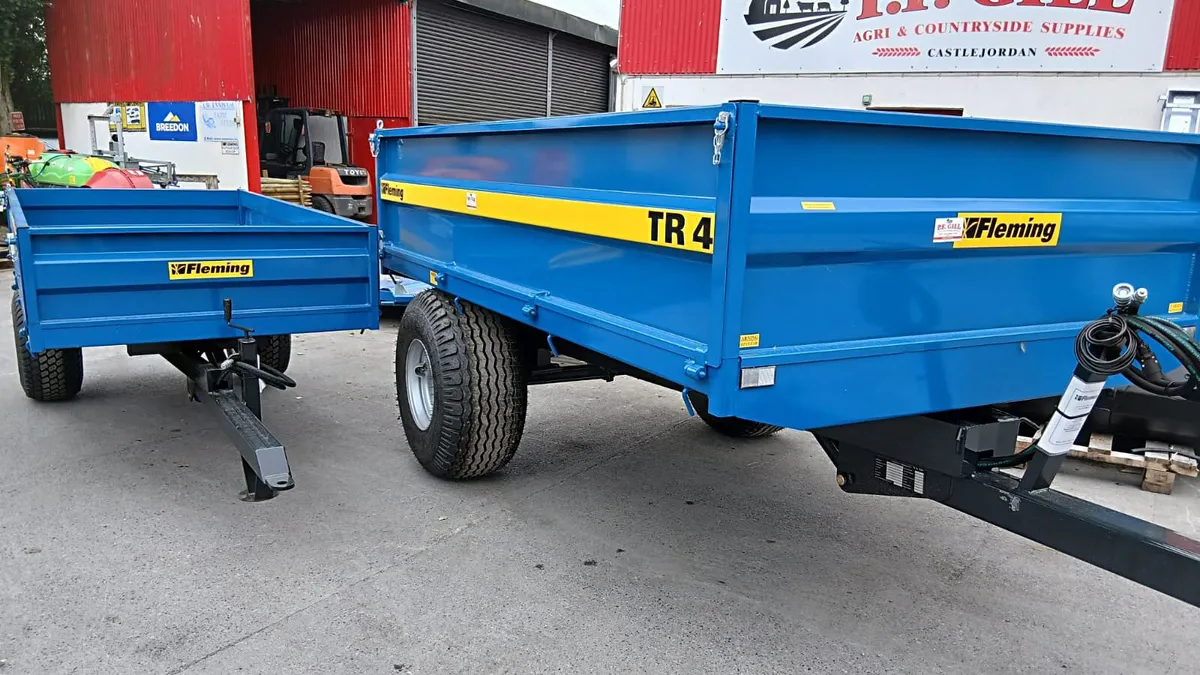 NEW FLEMING TIPPING TRAILERS - Image 4
