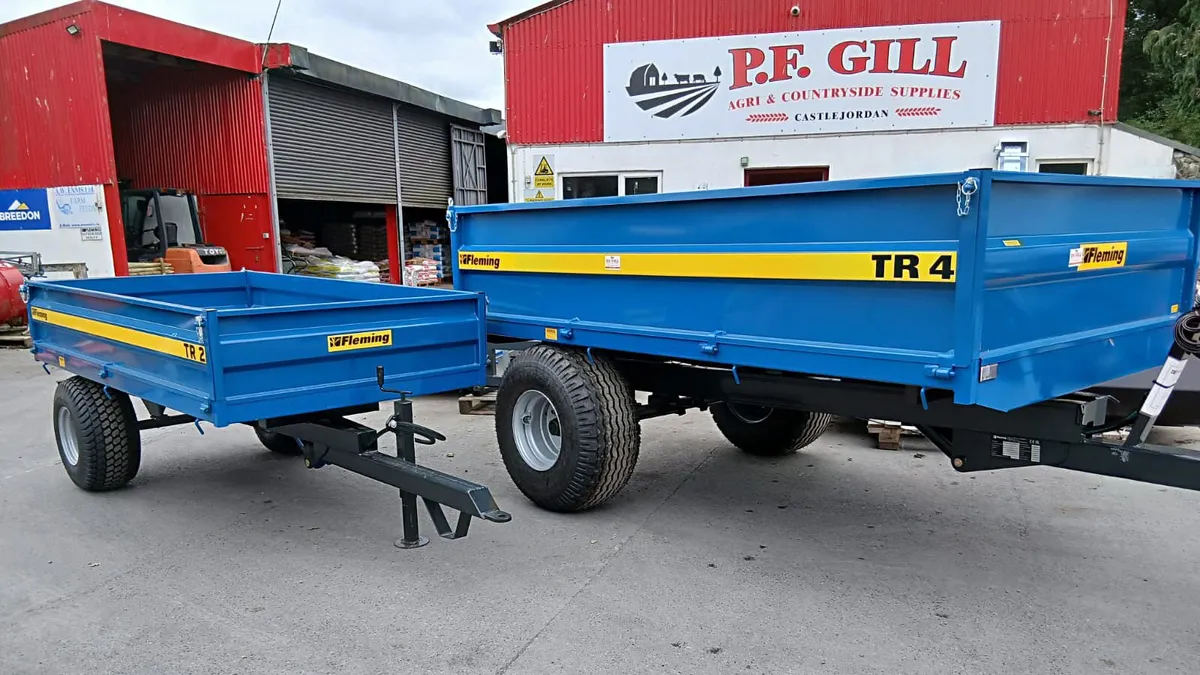 NEW FLEMING TIPPING TRAILERS - Image 2