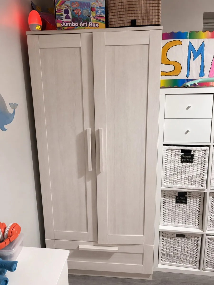 Kids wardrobe & matching baby change/dresser - Image 1