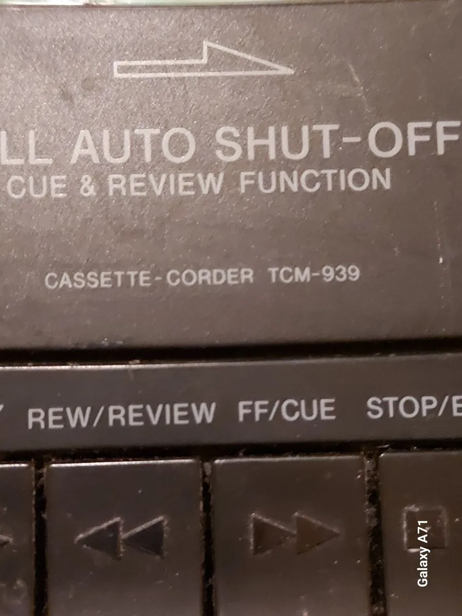 SONY Cassette Tape Recorder Model TCM-939 - Image 3
