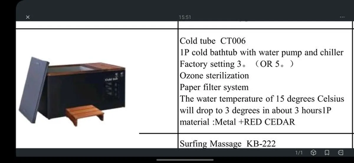 ICE Bath with Chiller (No ICE Needed) - Image 3